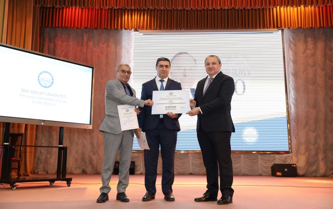 BDU-da Heydər Əliyevin 100 illik yubileyinə həsr olunmuş məqalə müsabiqəsinin nəticələri açıqlandı - FOTO