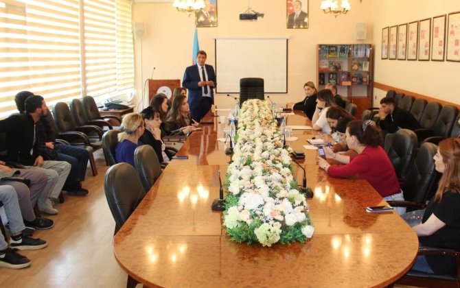 BSU-da “Heydər Əliyev İli” çərçivəsində növbəti elmi seminar keçirilib - FOTOLAR