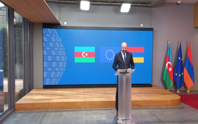 Şarl Mişel: Aİ Azərbaycan-Ermənistan normallaşma prosesinə töhfə verməyə davam edəcək