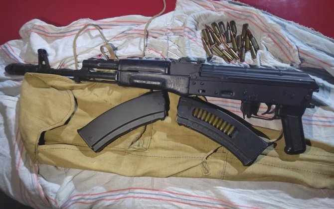 Sabirabadda qanunsuz silah saxlamaqda şübhəli bilinən şəxs saxlanılıb