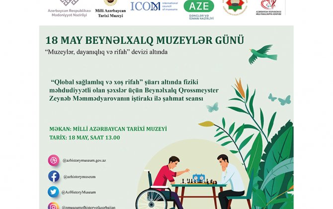 Fiziki məhdudiyyəti olan şəxslər üçün şahmat seansı keçiriləcək