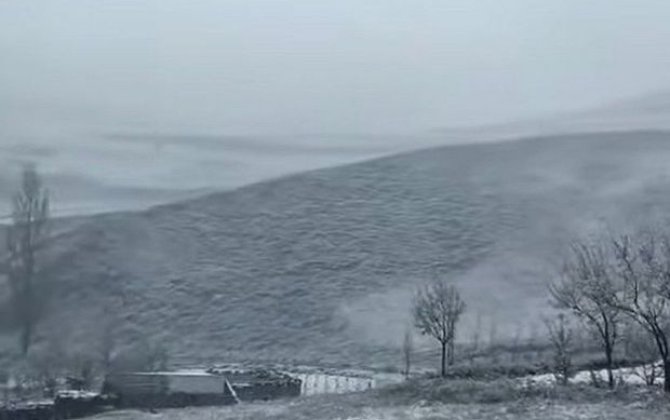 Xınalığa qar yağıb - VİDEO