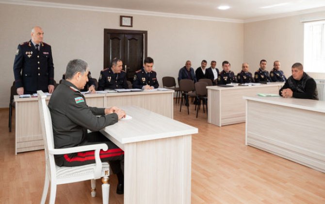 Vilayət Eyvazov Salyanda vətəndaş qəbulu və sıra baxışı keçirib - FOTO/VİDEO