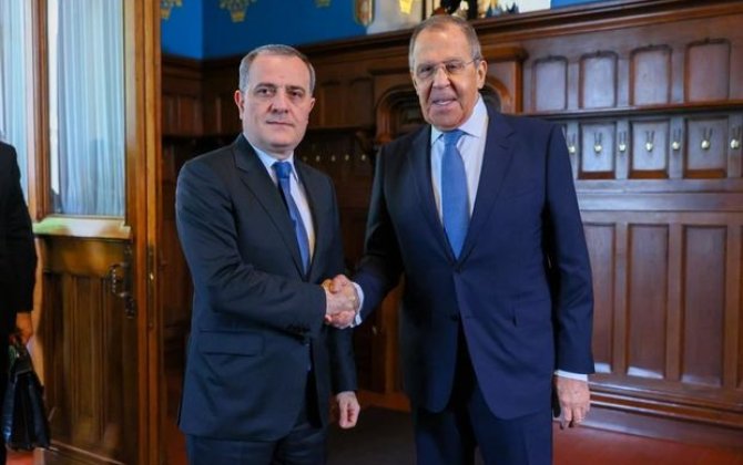 Ceyhun Bayramovun Sergey Lavrovla Moskvada görüşü keçirilib - YENİLƏNİB + FOTO/VİDEO