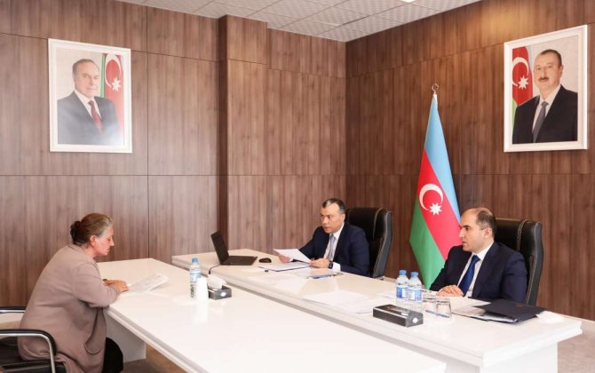 Sahil Babayev Şəkidə vətəndaşları qəbul etdi - FOTOLAR