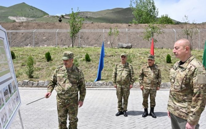 Ильхам Алиев принял участие в открытии военного госпиталя в Кельбаджаре - ФОТО