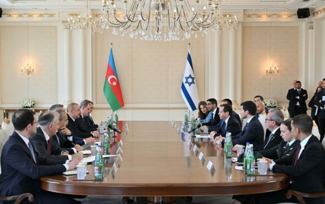 Президент Ильхам Алиев: Визит главы Израильского государства является историческим