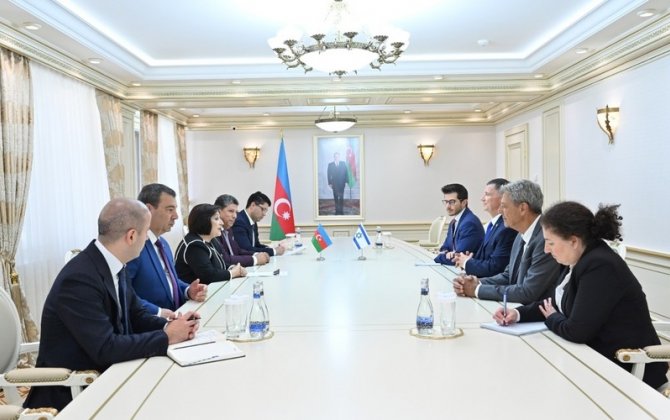 Sahibə Qafarova İsrail Knessetinin komitə sədri ilə görüşüb - FOTO