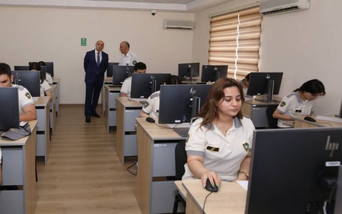 Gömrük Akademiyasında yaz semestrinin imtahan sessiyası başlayıb - FOTOLAR