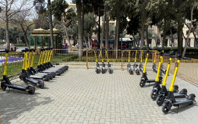 Milli Park ərazisində skuterlər üçün maksimal sürət həddi 17 km/saat müəyyənləşib