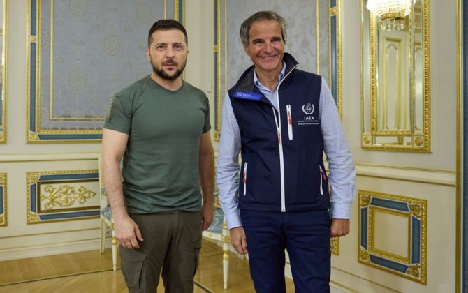 AEBA direktoruxa0Kiyevdə Zelenski ilə görüşüb