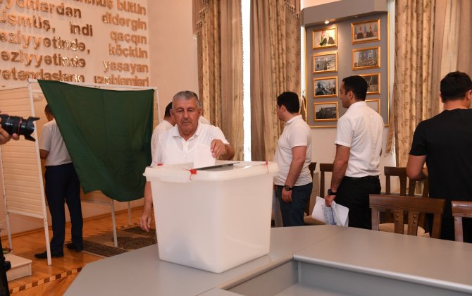 Dövlət Komitəsi yanında İctimai Şuraya seçkilər keçirilib - FOTOLAR