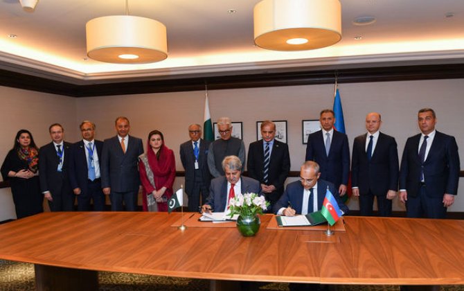 Azərbaycanla Pakistan arasında ticarət sahəsində əməkdaşlığa dair Anlaşma Memorandumu imzalandı - FOTO