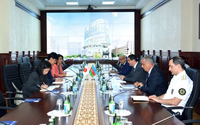 Yaponiya Beynəlxalq Əməkdaşlıq Agentliyinin nümayəndə heyəti ilə görüş keçirilib - FOTO