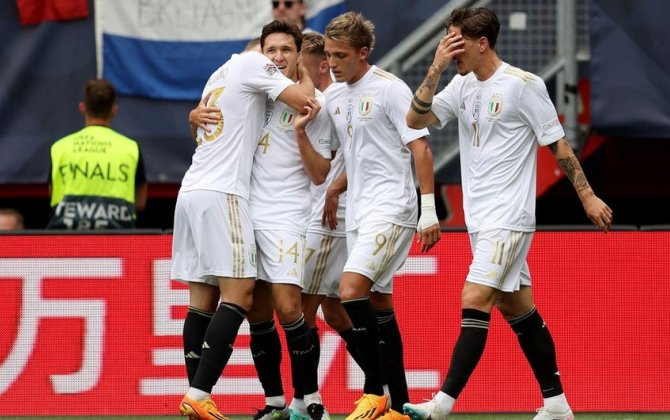 Niderlanda qalib gələn İtaliya Millətlər Liqasında 3-cü olub