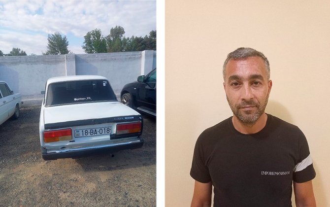 Narkotikin təsiri altında avtomobil idarə edən sürücü saxlanılıb