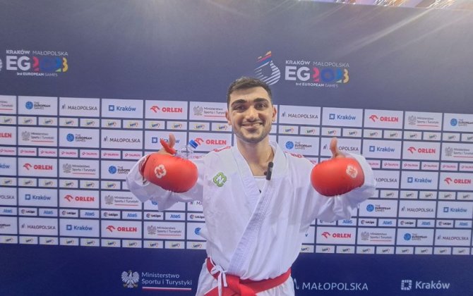 Avropa Oyunlarında medalı təmin edən Azərbaycan karateçisi: 