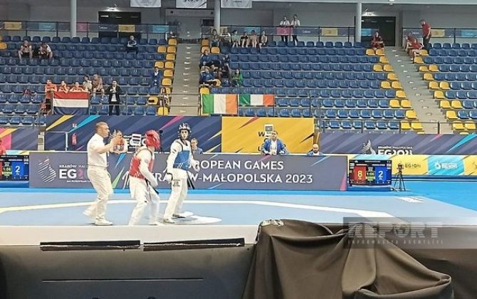 Avropa Oyunları: Azərbaycan taekvondoçusu finalda