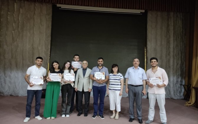 BDU-nun Mədəniyyət-yaradıcılıq Mərkəzinin “Yarımçıq qalmış” tamaşası “Landau School”da nümayiş olunub