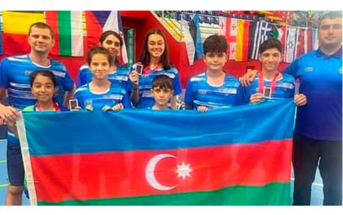 Azərbaycan badmintonçuları Serbiyada üç medal qazanıblar
