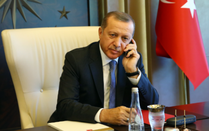 Ərdoğan Qazaxıstan prezidenti ilə telefonla danışıb