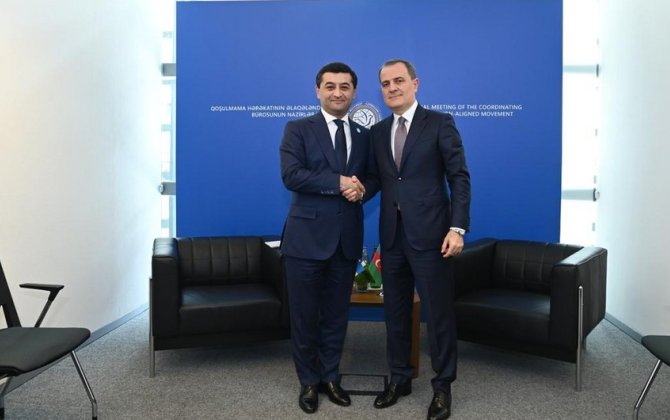Bakıda Azərbaycan və Özbəkistan XİN başçılarının görüşü olub