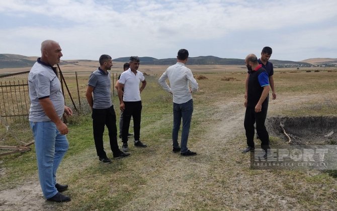 Oğuzun Padar kəndinin örüş torpaqları zəbt olunub