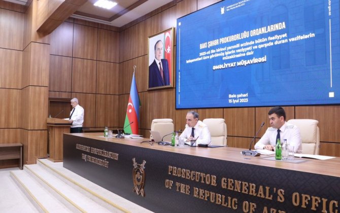 Bakı üzrə prokurorluq orqanlarının 6 əməkdaşı intizam məsuliyyətinə cəlb olunub