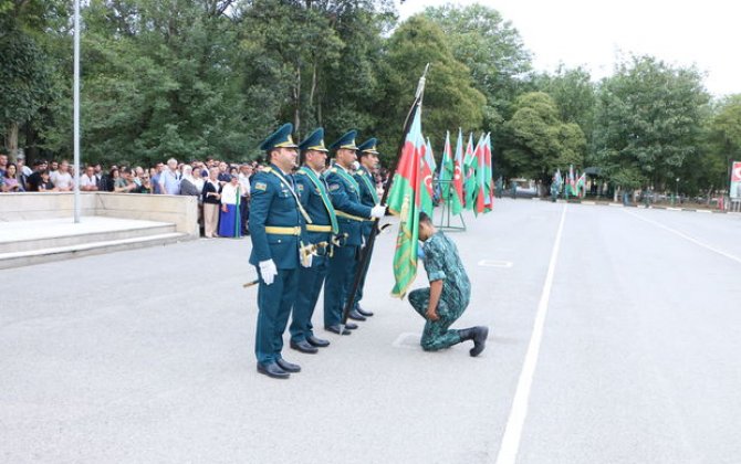 Dövlət Sərhəd Xidmətinin hərbi hissələrində gənc əsgərlərin andiçmə mərasimi keçirilib - FOTO