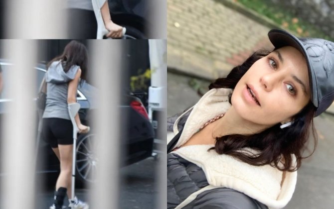 Beren Saat konsertə əsa ilə getdi -xa0Foto