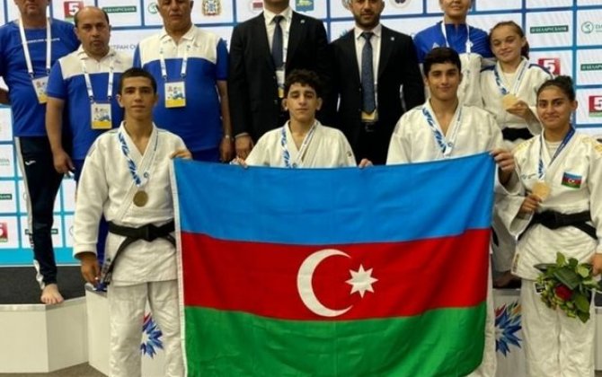 Azərbaycan cüdoçuları MDB Oyunlarında üç qızıl və iki bürünc medal qazanıblar