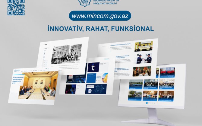 Rəqəmsal İnkişaf və Nəqliyyat Nazirliyinin veb-saytı yenilənib