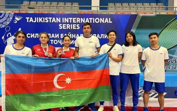 Badmintonçularımız beynəlxalq turnirdə 3 medal qazandı - FOTO