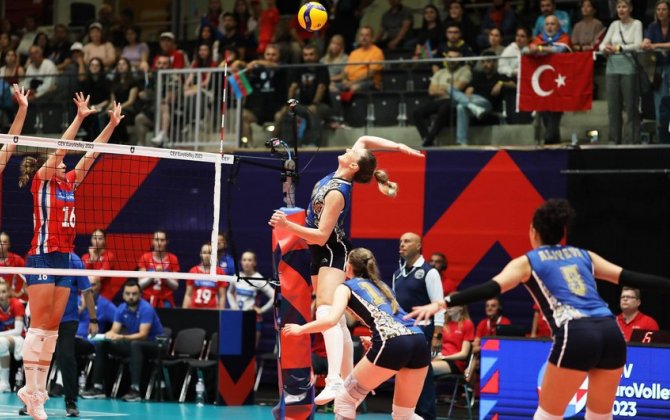 Azərbaycan voleybol millisi Avropa çempionatında ilk məğlubiyyətini alıb