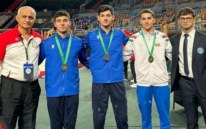 Azərbaycanın üç idman gimnastı beynəlxalq turnirdə medal qazandı