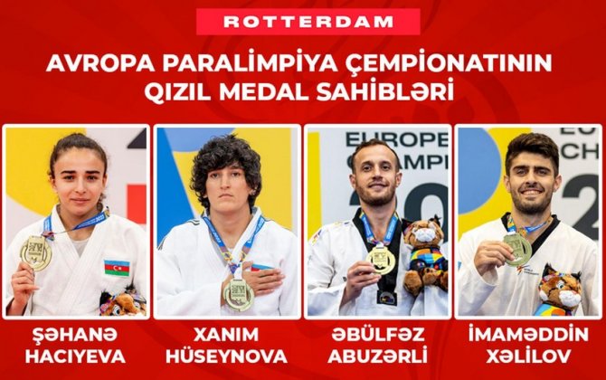 Azərbaycan paraatletləri Avropa çempionatını 13 medalla başa vurublar - FOTO