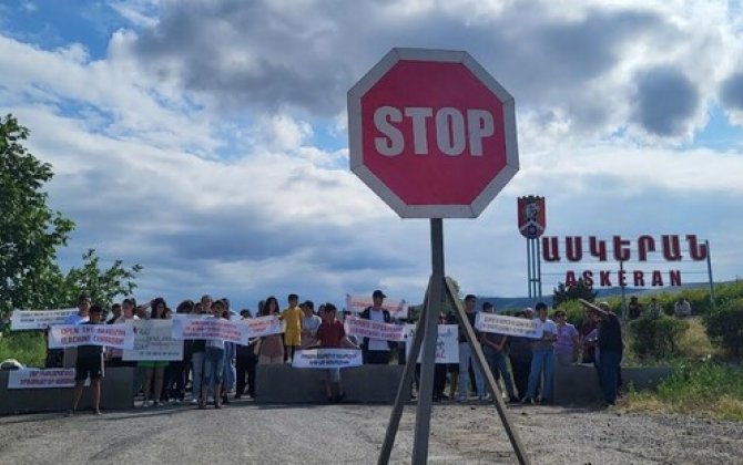 Separatçılar ordumuzla təmas xəttinin cəmi 4 km-liyində  Ağdam yolunu bloklayıb...-FOTO