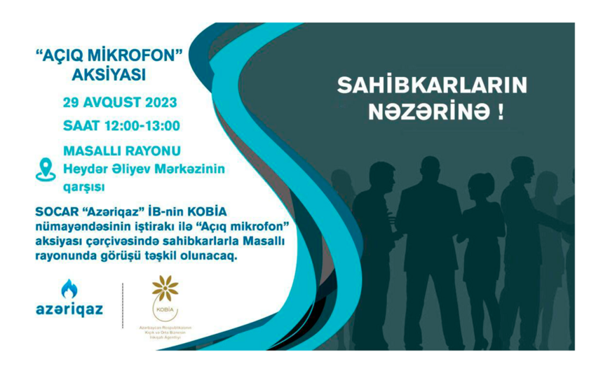 “Azəriqaz”ın sahibkarlarla növbəti görüşü Masallıda keçiriləcək