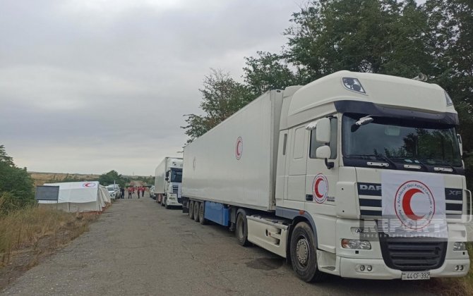 Xankəndidəki erməniəsilli şəxslərə aparılan 40 ton humanitar yardımın keyfiyyət sertifikatı sülhməramlılara təqdim olunub