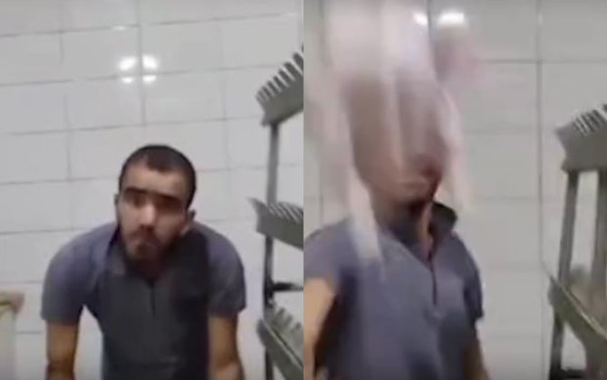 Hövsanda biabırçılıq: Süfrəyə qoyulan toyuqlar antisanitar şəraitdə hazırlanır - VİDEO