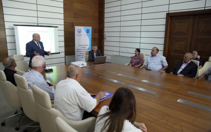 Şəmkir rayonunda ictimai müzakirə keçirilib