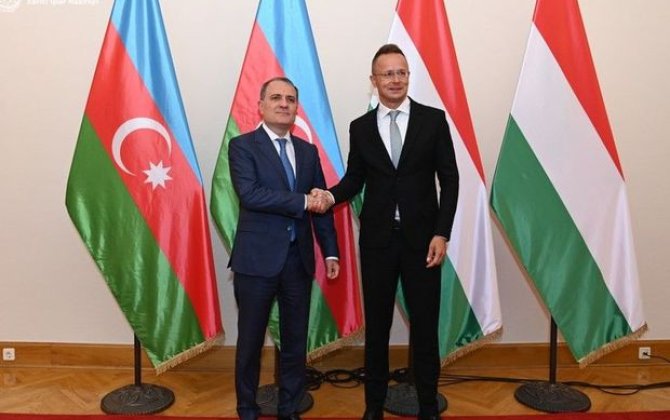 Azərbaycan və Macarıstan XİN başçıları arasında görüş keçirilib - FOTO