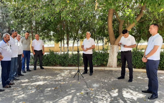 Vətəndaşlarla növbəti görüş Hacıqabul rayonunun Pirsaat qəsəbəsində baş tutdu