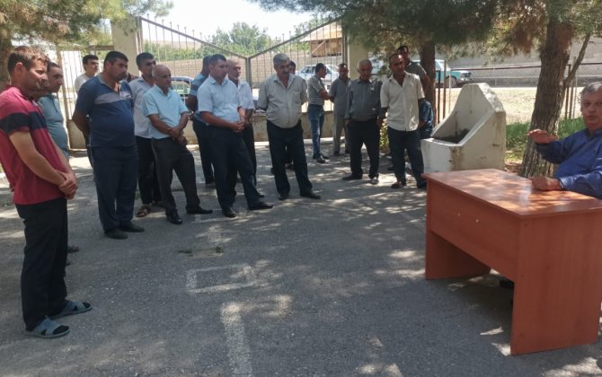 Əli Məsimli Şəki rayonunun Dərəcənnət kəndində seçiciləri ilə növbəti dəfə görüşüb