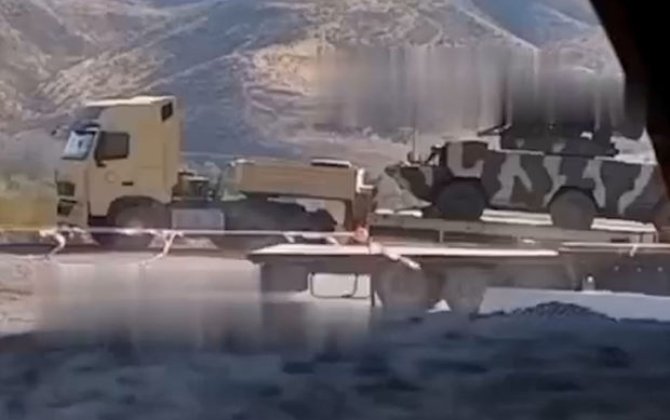 Ermənistanın təxribatları davam edir: Sərhədə ağır texnika yığır - VİDEO