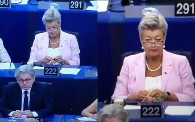 Ursula fon der Lyayenin “əzabverici” çıxışına Avropa komissarından qəribə etiraz - VİDEO