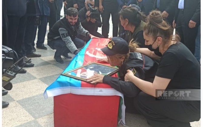 Erməni terroru nəticəsində həlak olan polis serjantı Asim Camalzadə dəfn olunub - YENİLƏNİB + FOTO