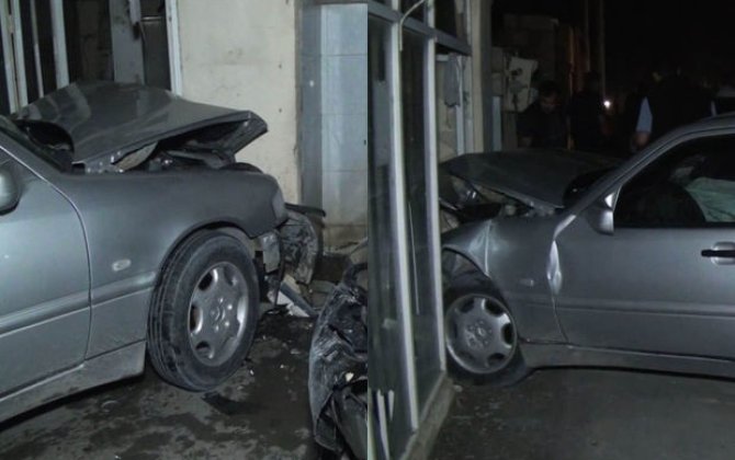 Bərdədə avtomobil piyadanı vurub - FOTO