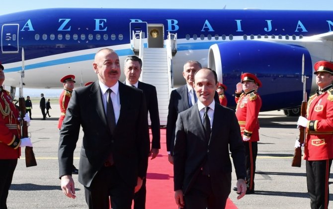 Azərbaycan Prezidenti İlham Əliyev Gürcüstana işgüzar səfərə gəlib
