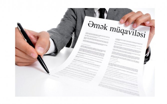Azərbaycanda əmək müqavilələrinin sayı açıqlandı